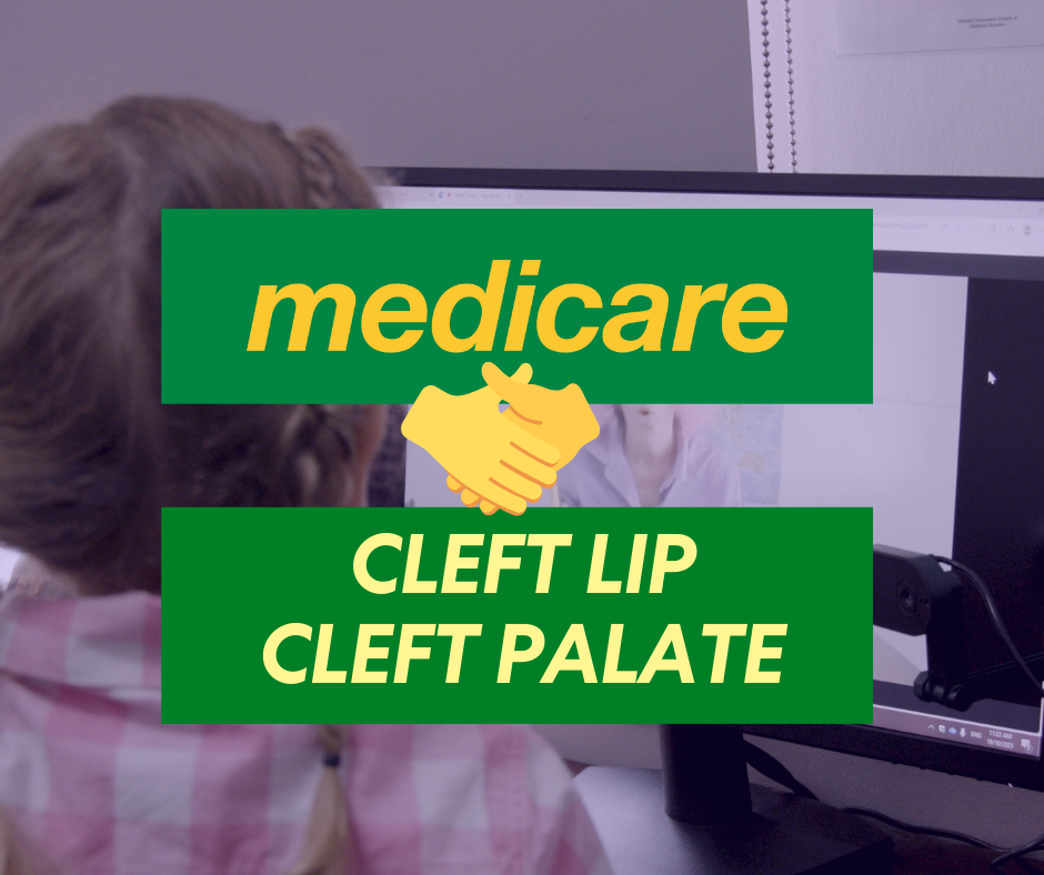 Medicare shaking hands with cleft lip and cleft palates