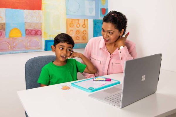Online speech therapy for stuttering